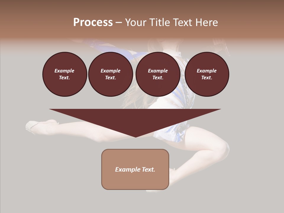 Gymnastics Training Aerobics PowerPoint Template