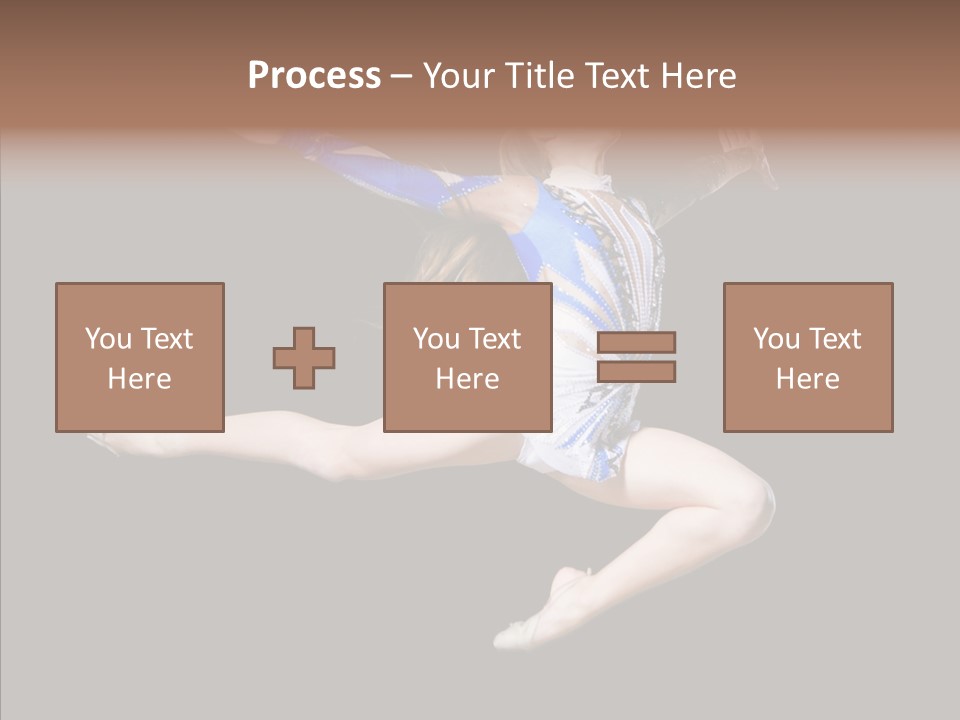 Gymnastics Training Aerobics PowerPoint Template