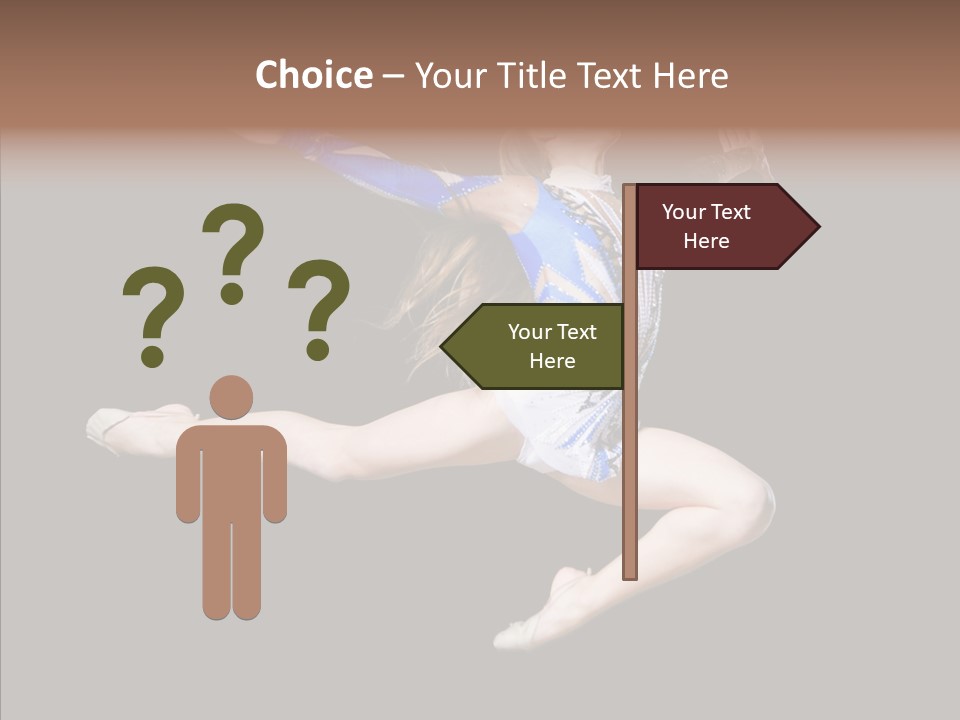 Gymnastics Training Aerobics PowerPoint Template