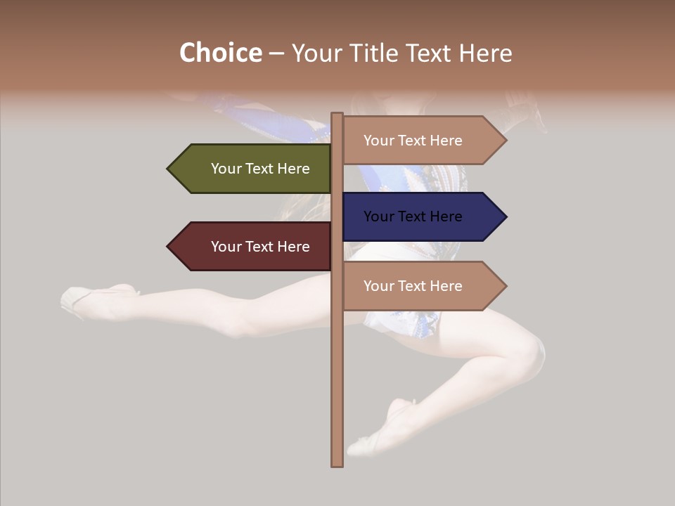 Gymnastics Training Aerobics PowerPoint Template