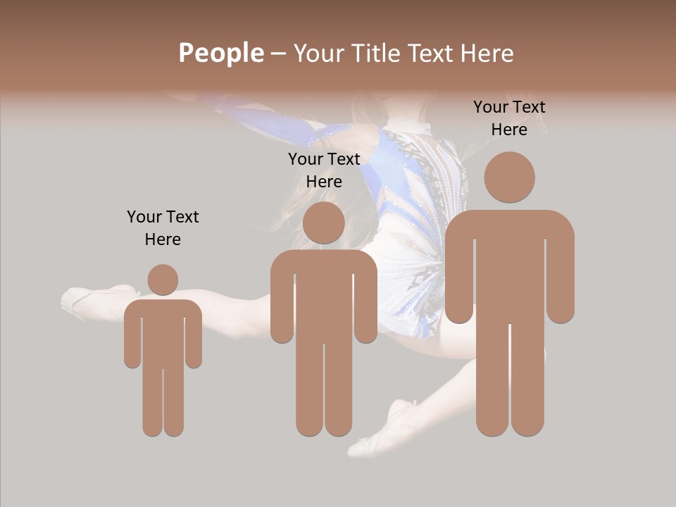 Gymnastics Training Aerobics PowerPoint Template