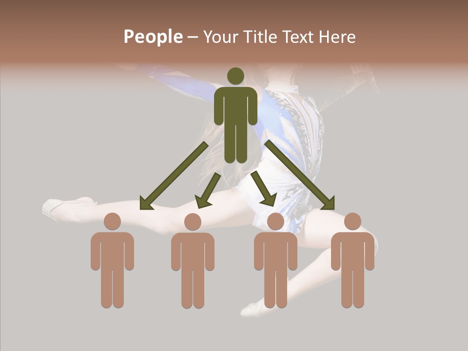 Gymnastics Training Aerobics PowerPoint Template