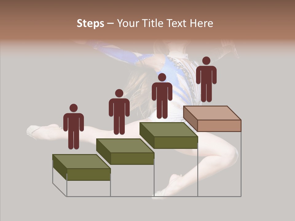 Gymnastics Training Aerobics PowerPoint Template