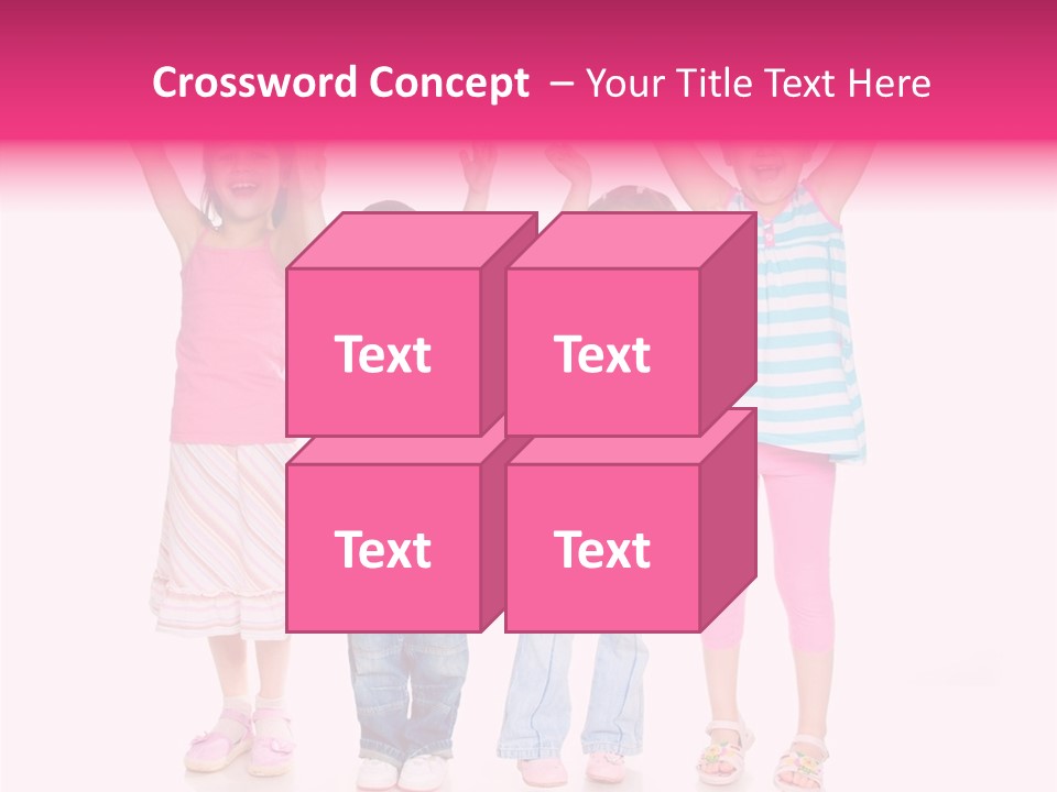 Schoolgirl Boy Background PowerPoint Template