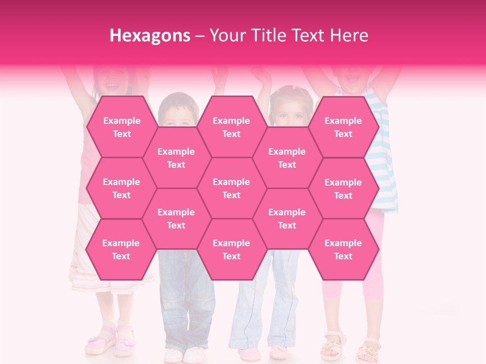 Schoolgirl Boy Background PowerPoint Template