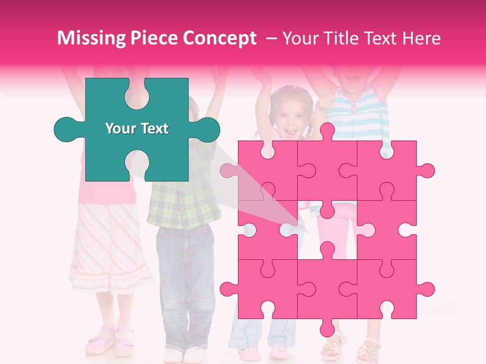 Schoolgirl Boy Background PowerPoint Template