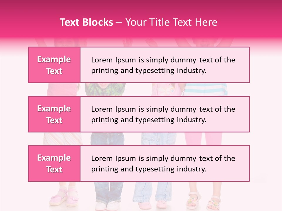 Schoolgirl Boy Background PowerPoint Template