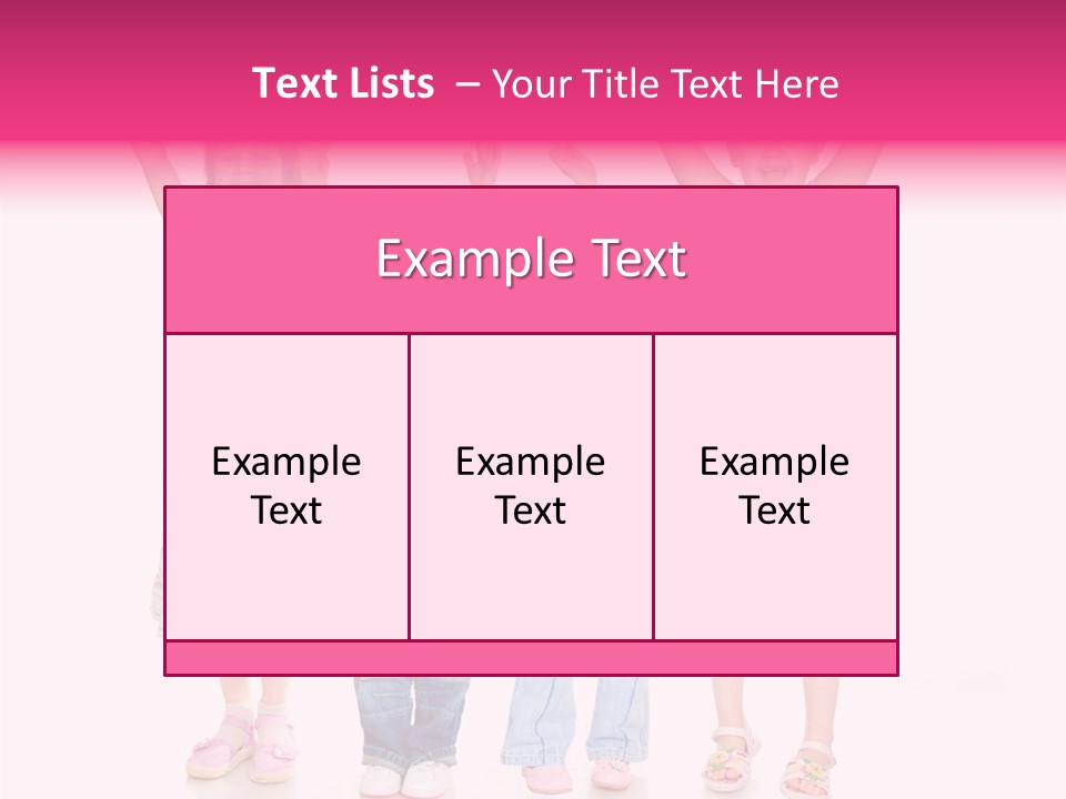 Schoolgirl Boy Background PowerPoint Template