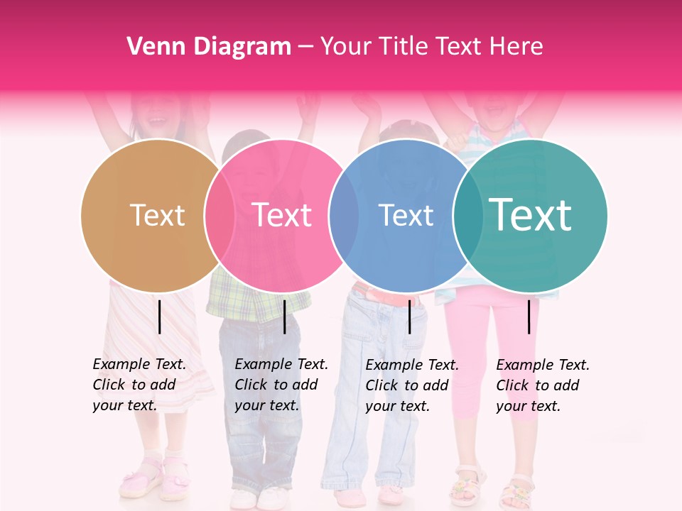 Schoolgirl Boy Background PowerPoint Template