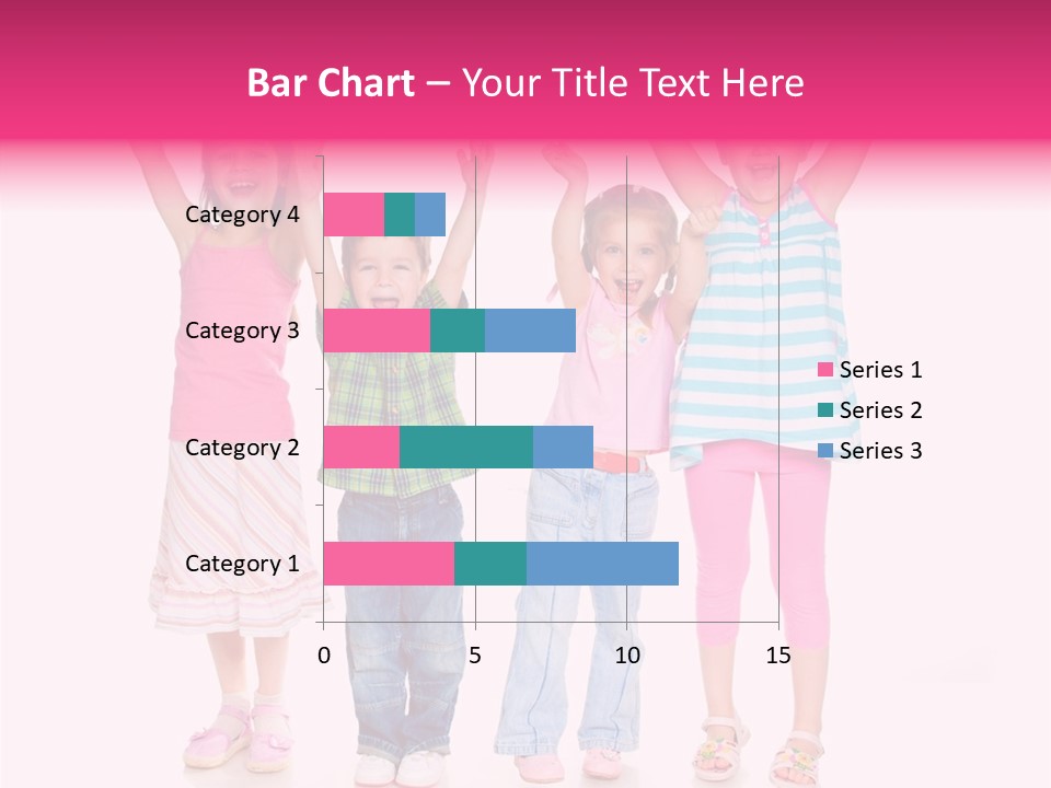 Schoolgirl Boy Background PowerPoint Template