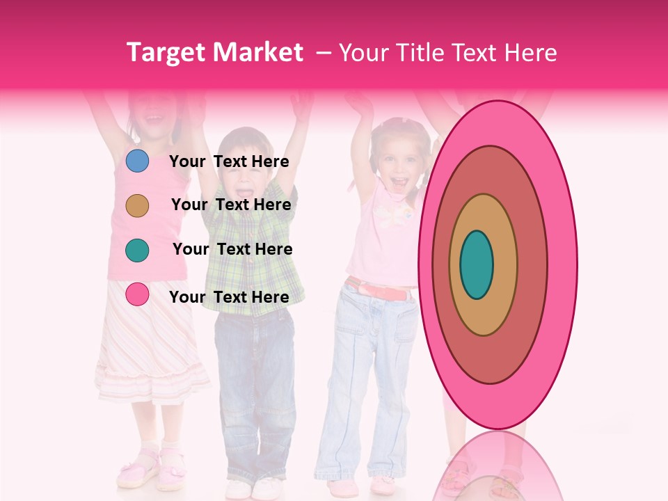 Schoolgirl Boy Background PowerPoint Template