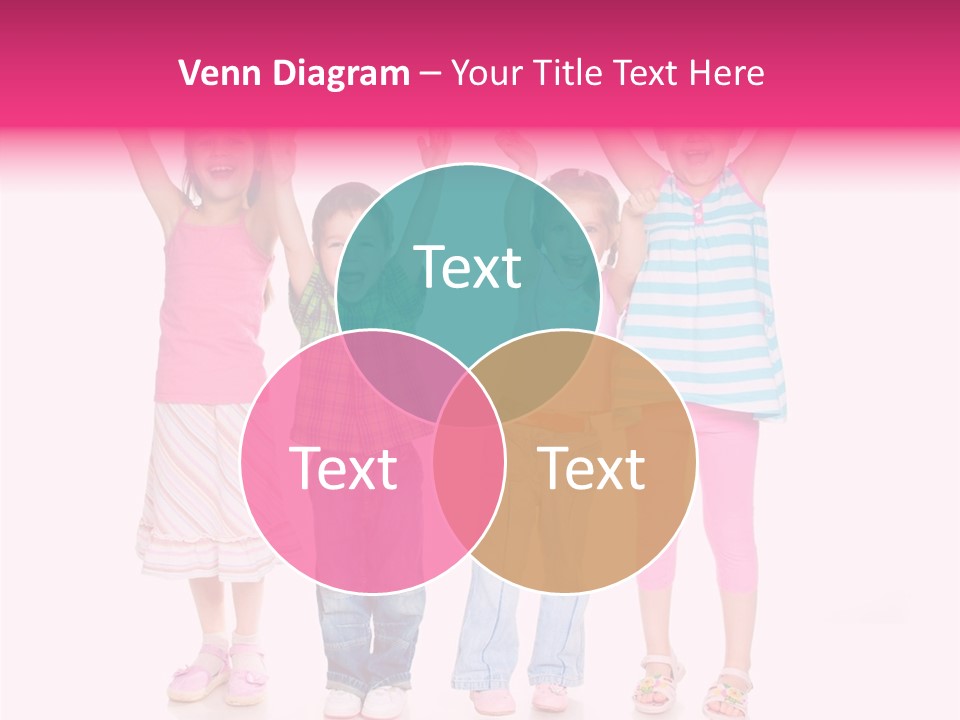 Schoolgirl Boy Background PowerPoint Template