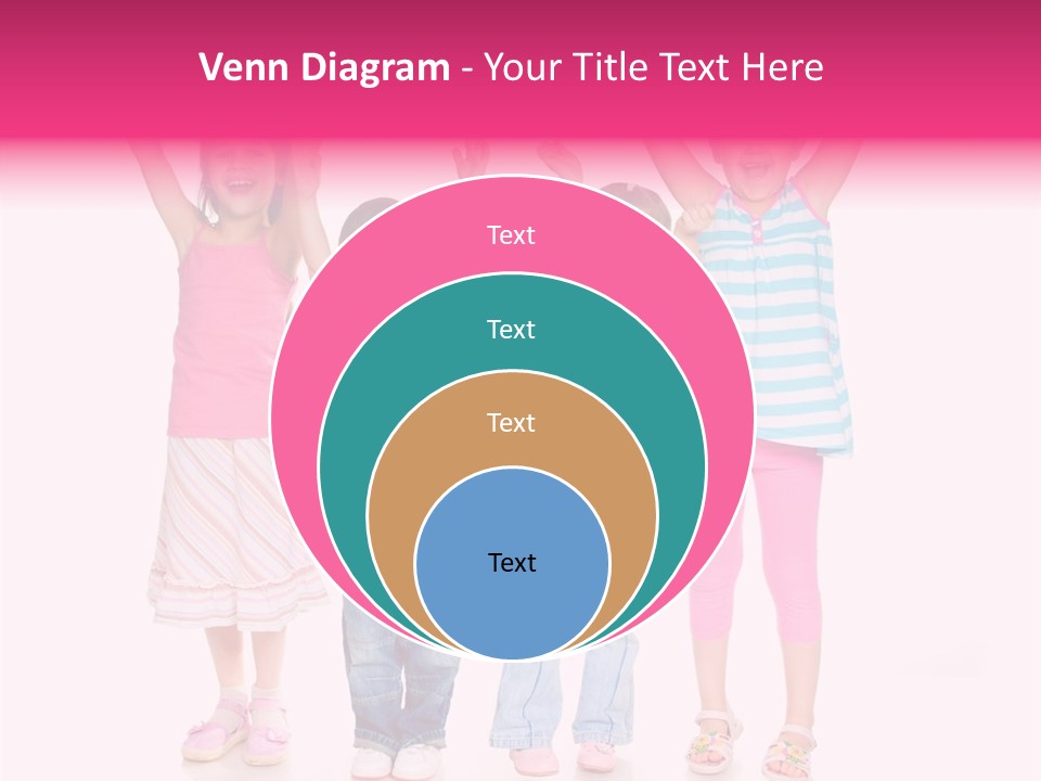 Schoolgirl Boy Background PowerPoint Template