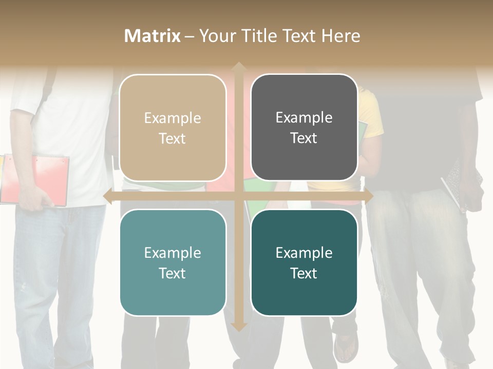 Teamwork Female Break PowerPoint Template