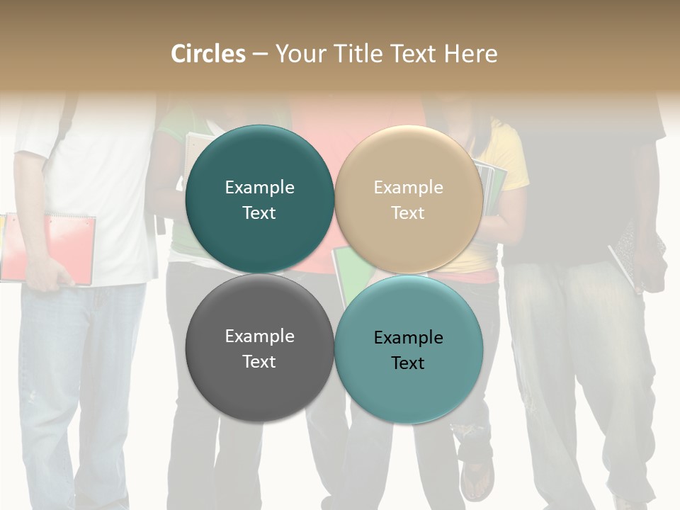 Teamwork Female Break PowerPoint Template