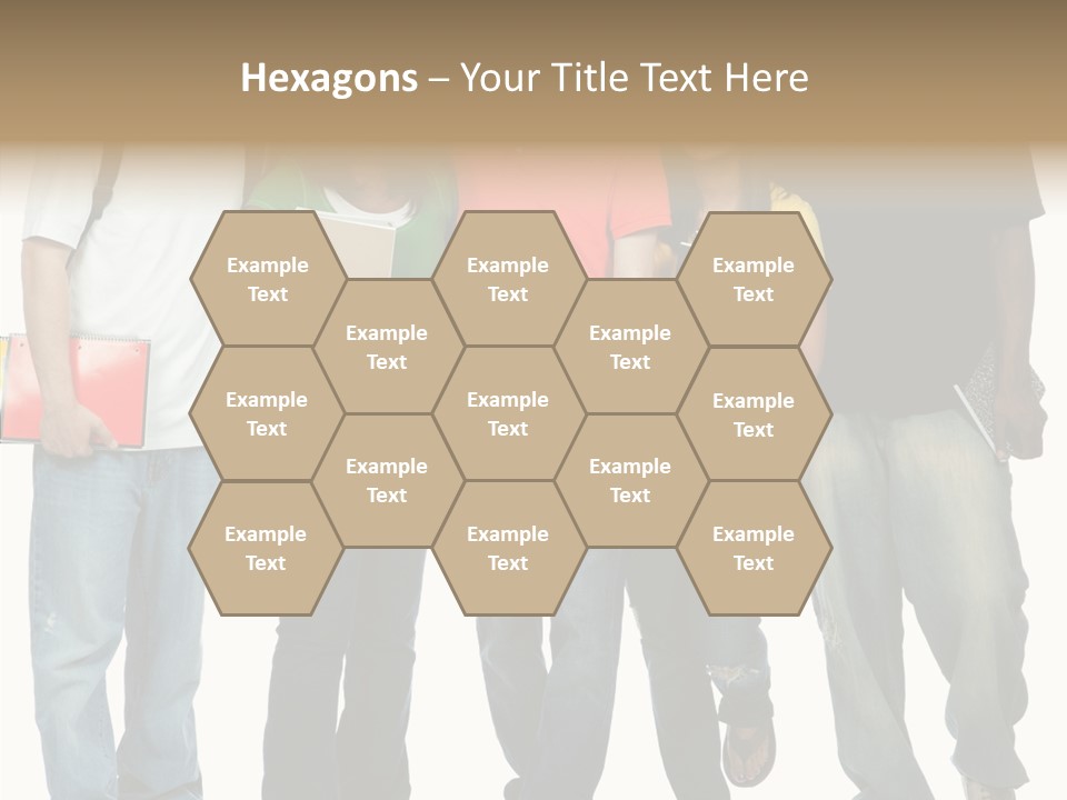 Teamwork Female Break PowerPoint Template
