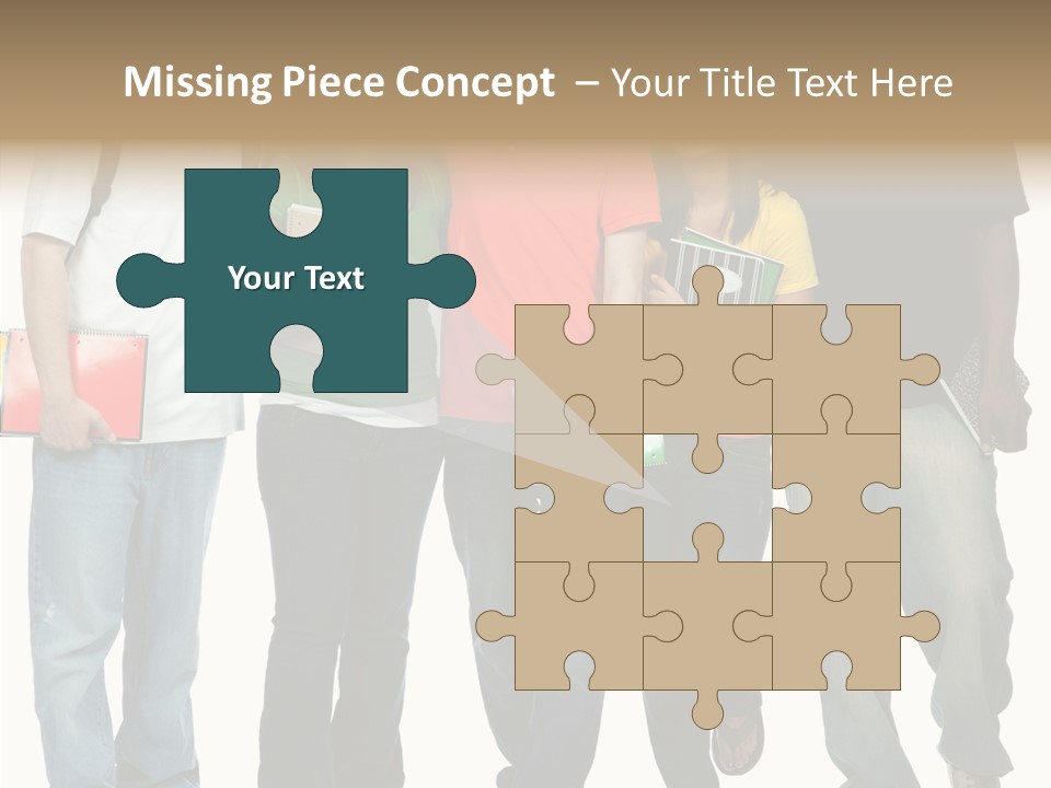 Teamwork Female Break PowerPoint Template