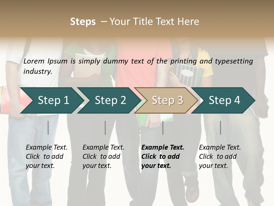 Teamwork Female Break PowerPoint Template