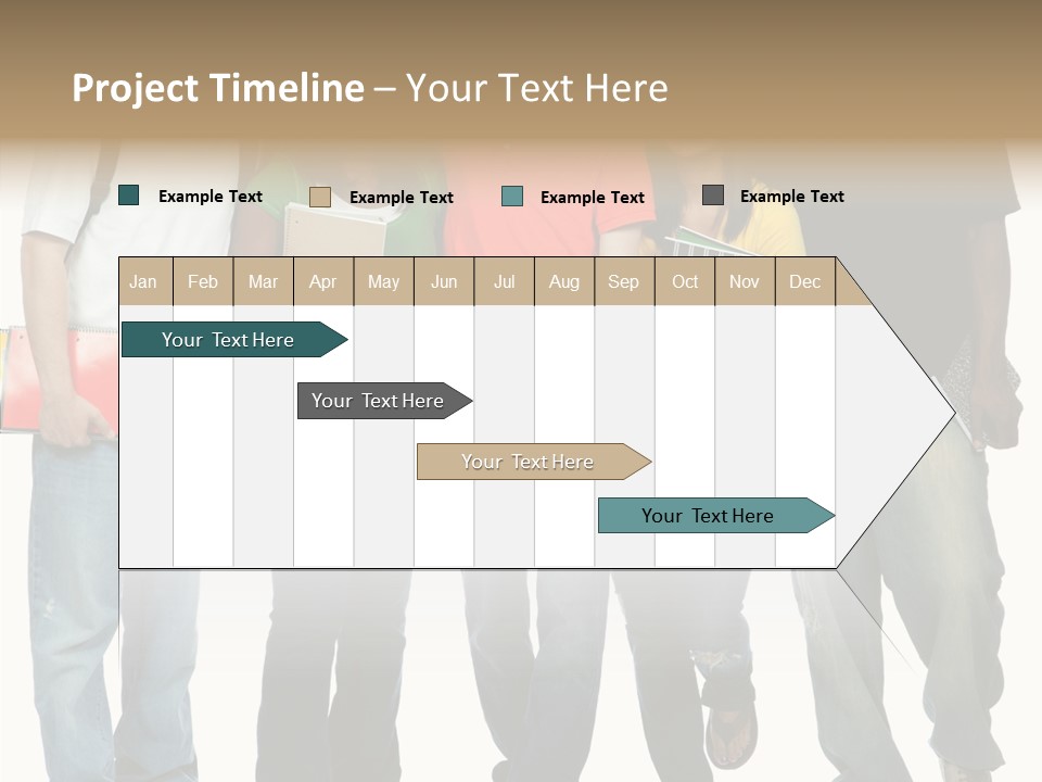 Teamwork Female Break PowerPoint Template