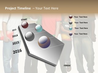 Teamwork Female Break PowerPoint Template