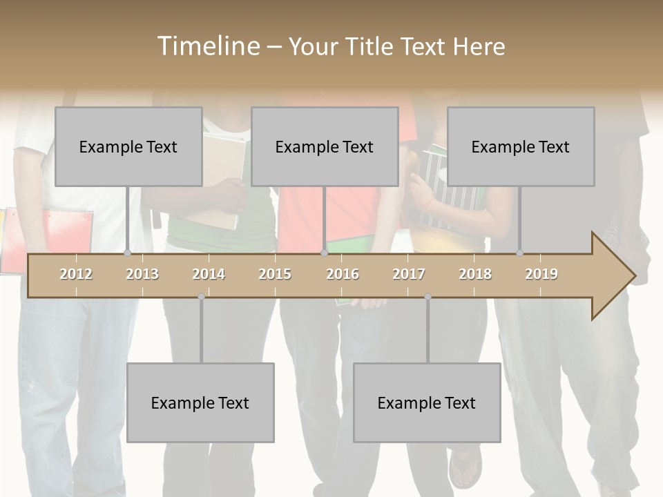 Teamwork Female Break PowerPoint Template
