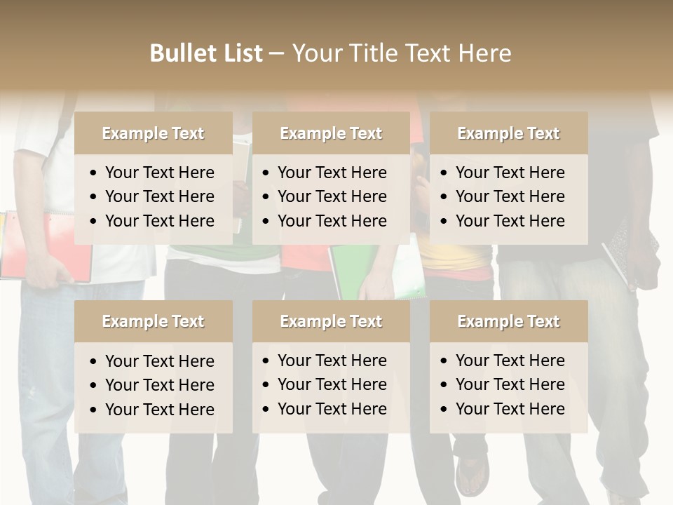 Teamwork Female Break PowerPoint Template