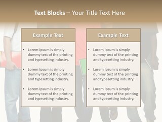 Teamwork Female Break PowerPoint Template