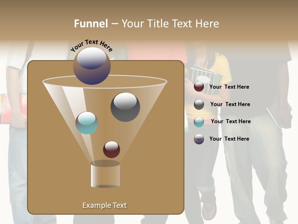 Teamwork Female Break PowerPoint Template