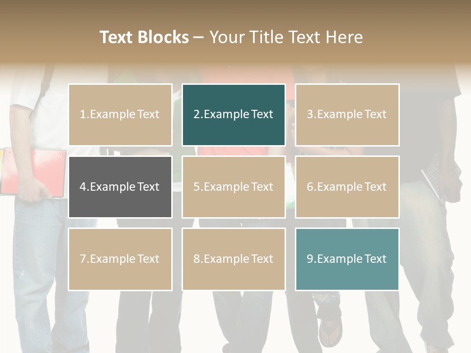 Teamwork Female Break PowerPoint Template