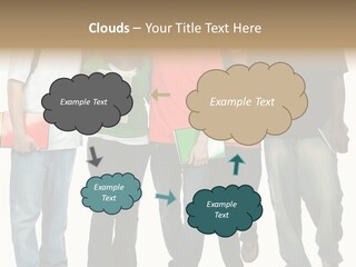Teamwork Female Break PowerPoint Template