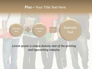 Teamwork Female Break PowerPoint Template