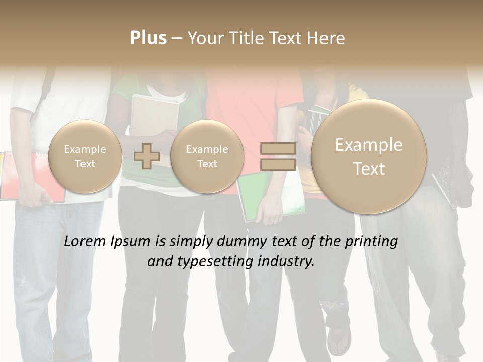 Teamwork Female Break PowerPoint Template