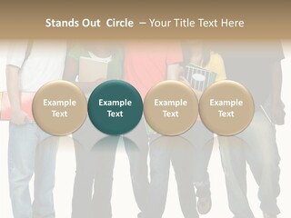 Teamwork Female Break PowerPoint Template