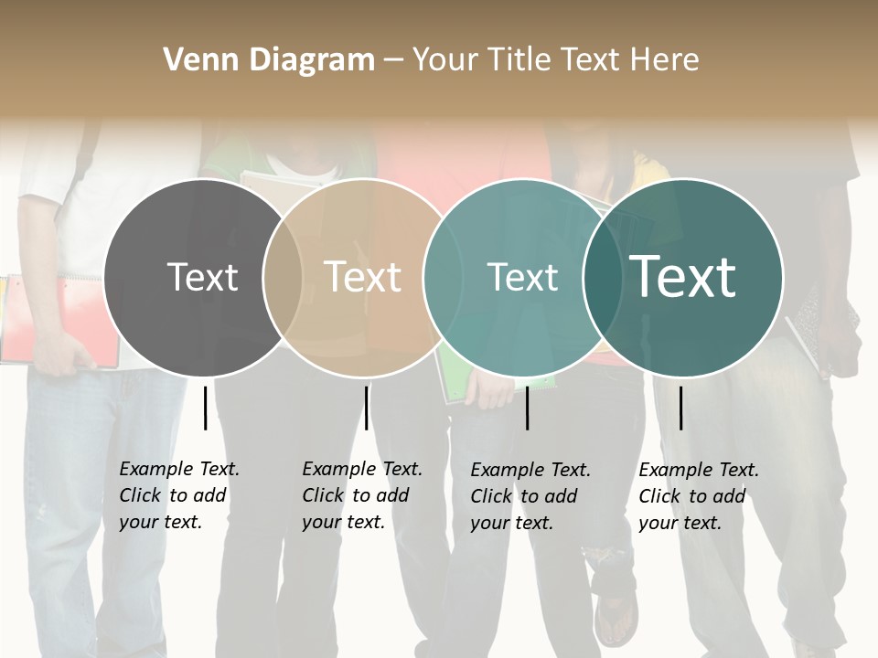 Teamwork Female Break PowerPoint Template