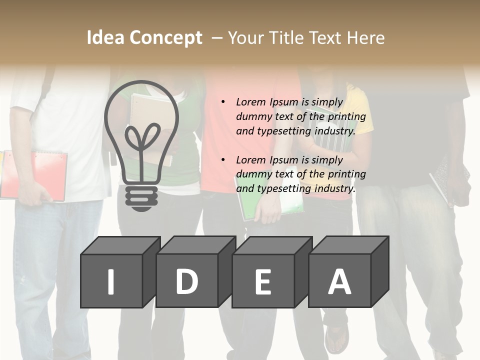 Teamwork Female Break PowerPoint Template