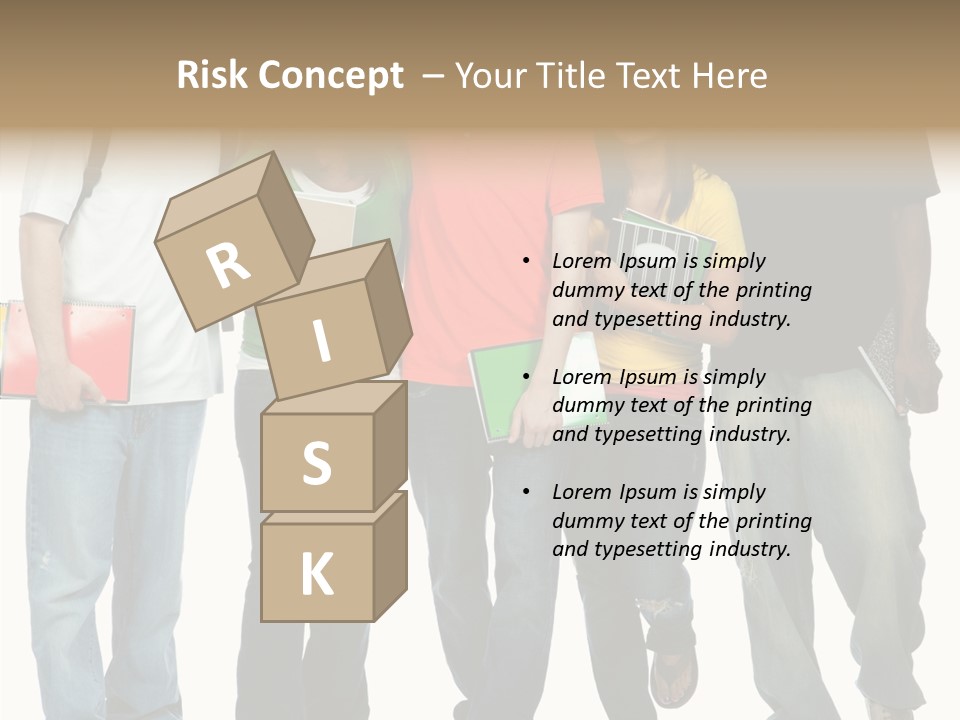 Teamwork Female Break PowerPoint Template