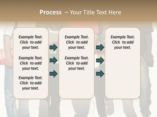 Teamwork Female Break PowerPoint Template