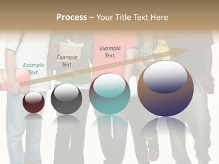 Teamwork Female Break PowerPoint Template