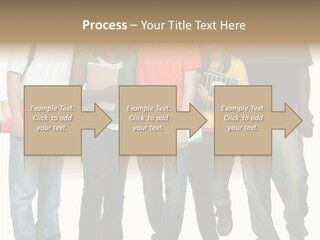 Teamwork Female Break PowerPoint Template