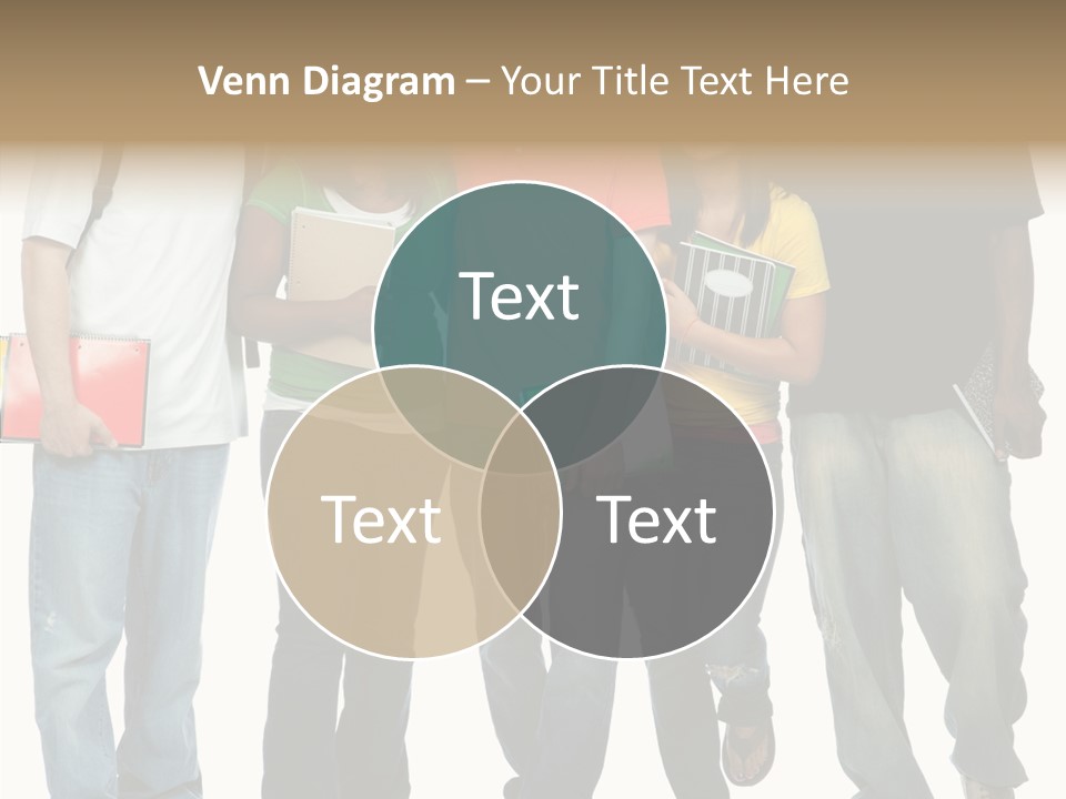 Teamwork Female Break PowerPoint Template