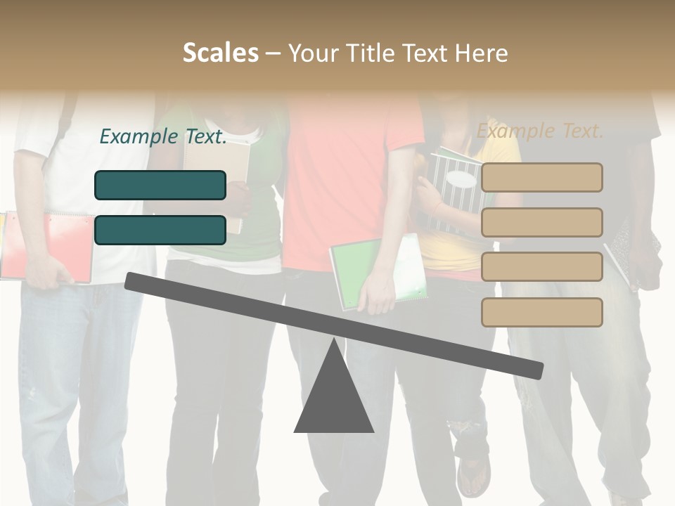Teamwork Female Break PowerPoint Template