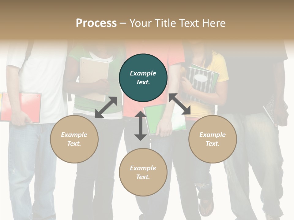 Teamwork Female Break PowerPoint Template