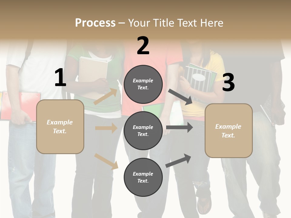 Teamwork Female Break PowerPoint Template