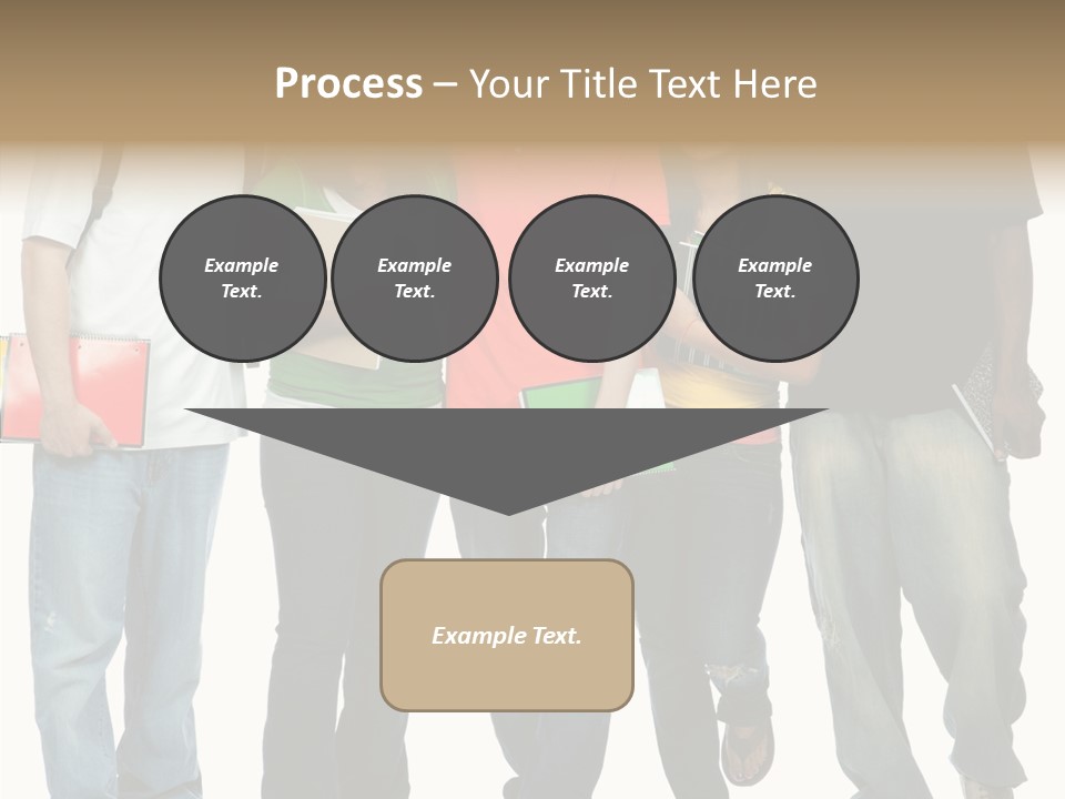 Teamwork Female Break PowerPoint Template