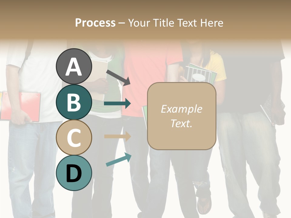 Teamwork Female Break PowerPoint Template