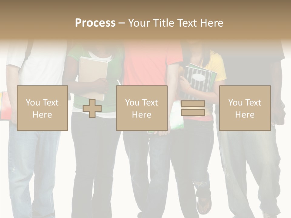 Teamwork Female Break PowerPoint Template