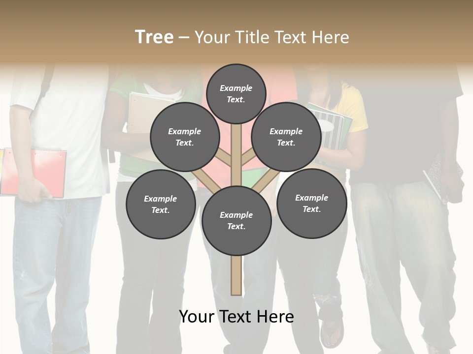 Teamwork Female Break PowerPoint Template