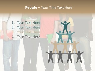 Teamwork Female Break PowerPoint Template