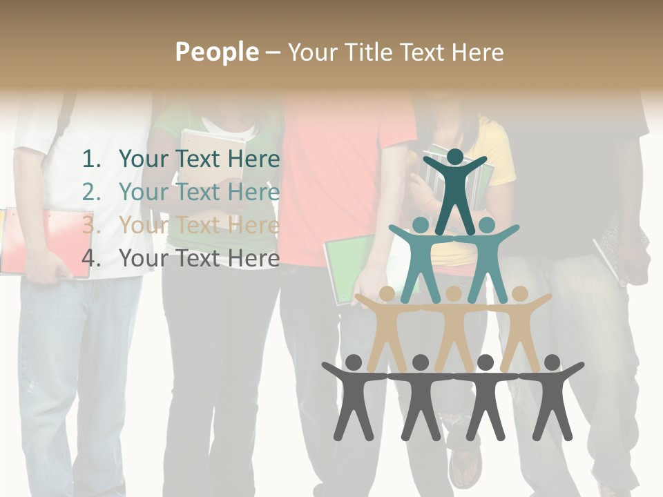 Teamwork Female Break PowerPoint Template