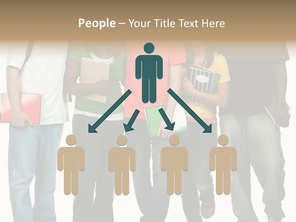 Teamwork Female Break PowerPoint Template
